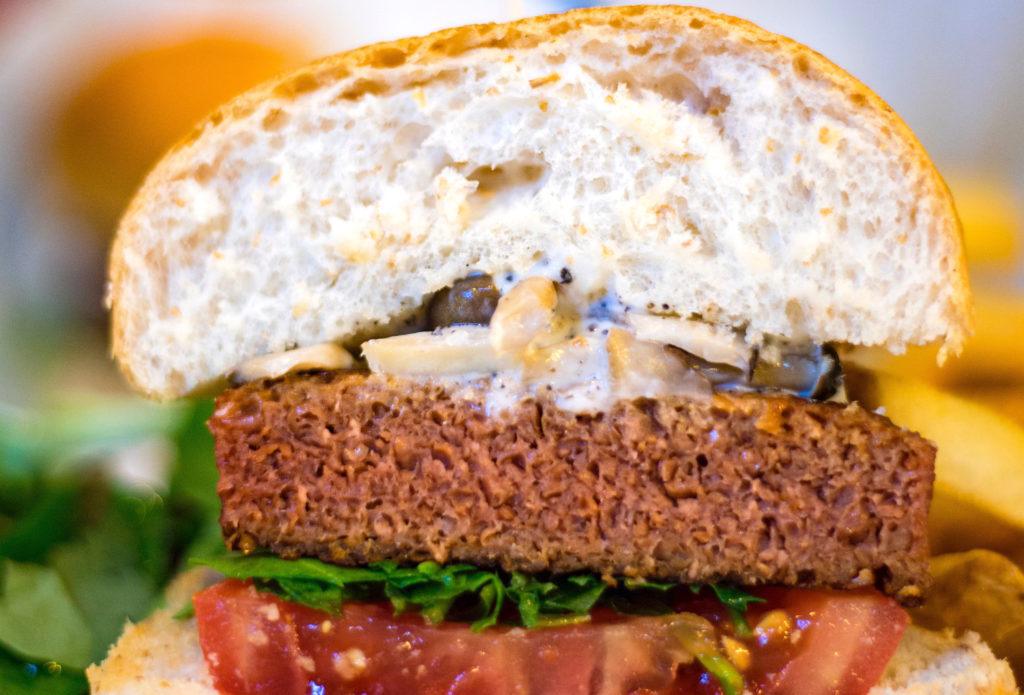 blant based meat burger