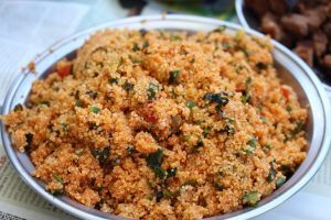 plate of bulgur