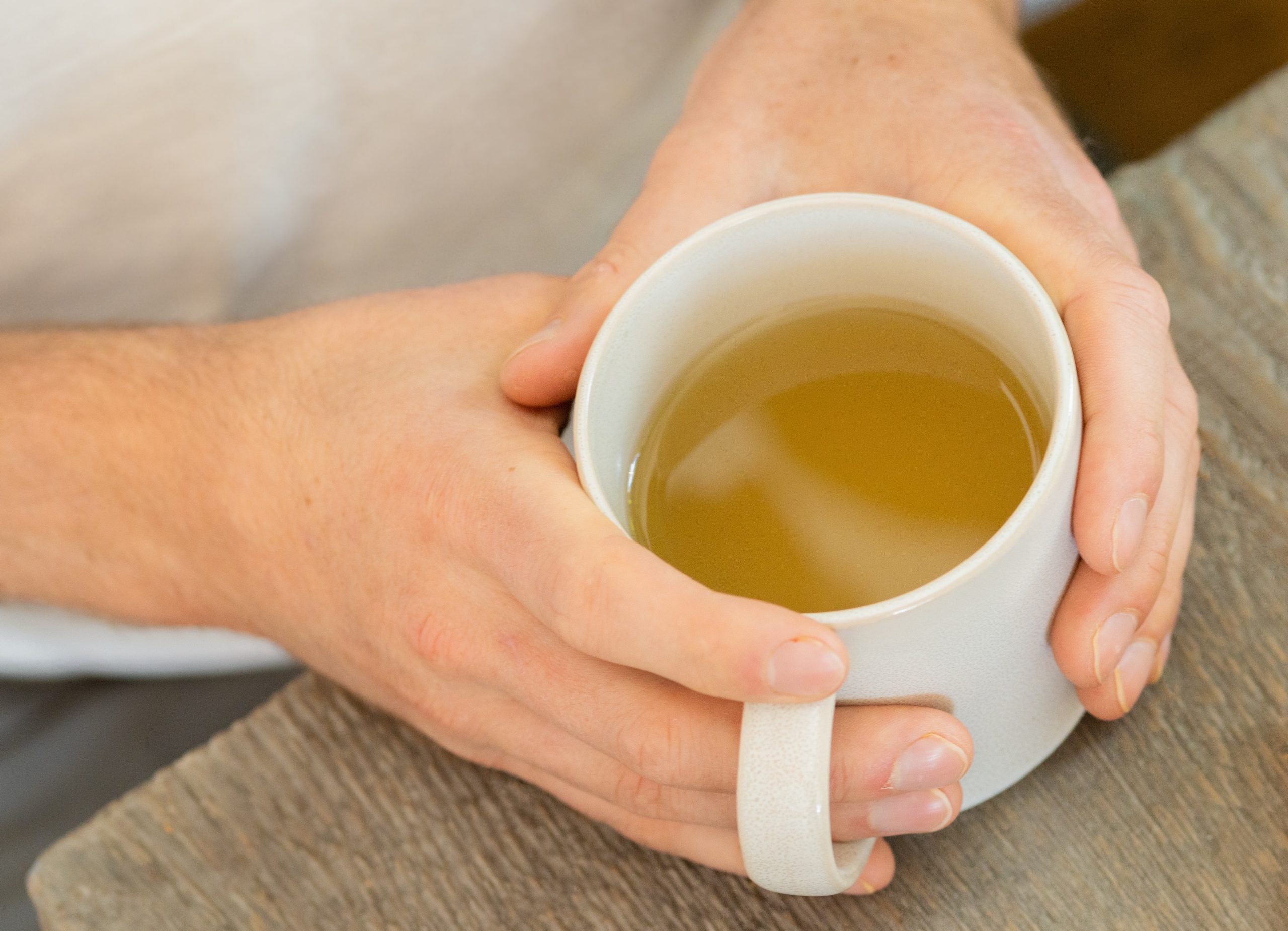 a mug full of bone broth